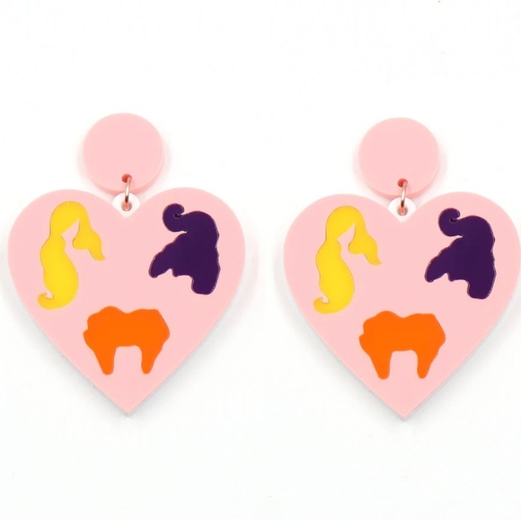 🎃 🦋BOGO Halloween Hocus Pocus Sanderson Sisters Earrings - Picture 1 of 2